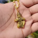 Divine Hanuman Brass Pendants – Set of 2 Spiritual Necklaces - Image 2