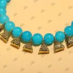 Indian Bridal Wedding Jewelry, Semi-Precious Beaded Design - Image 2
