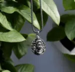 Silver Plated 3D Bajrangbali Hanuman Ji Necklace - Image 7