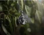 Silver Plated 3D Bajrangbali Hanuman Ji Necklace - Image 5