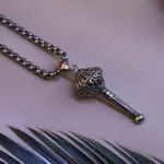 Silver Hanuman Ji Gada Pendant ( Blessings & Protection)- Abhimantrit - Image 3